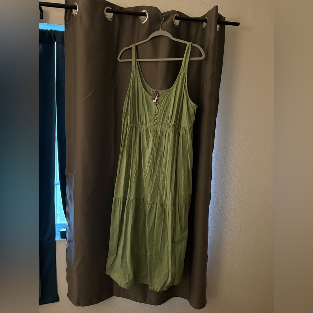 Adore Me Light Green Dress